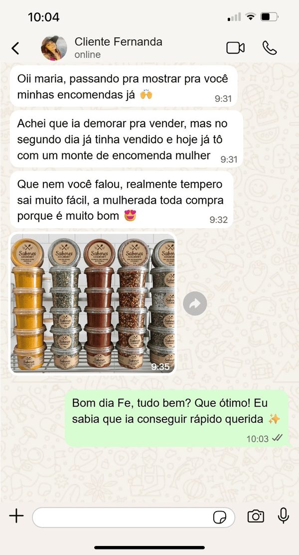 Depoimento Cliente Fernanda